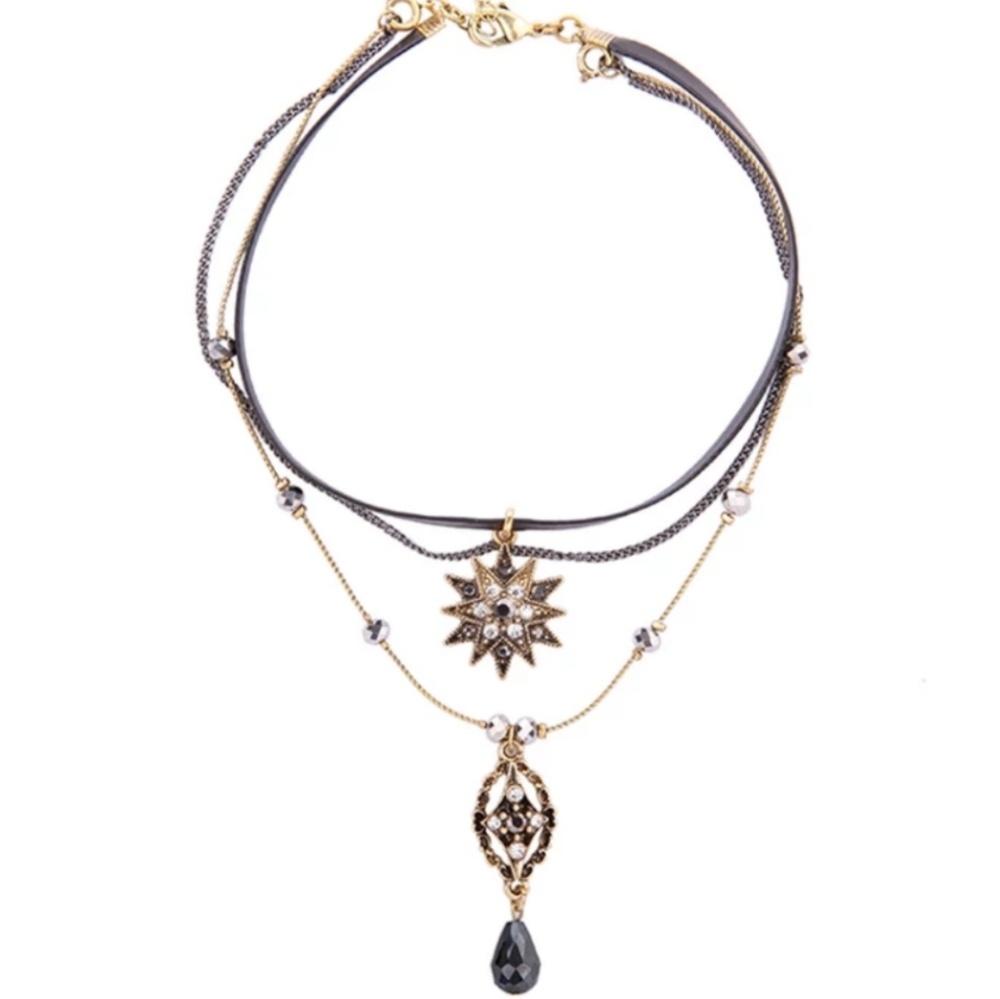 Gothic Starburst Layer Choker - Picture 8 of 8